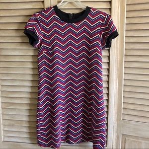 Zara chevron knit dress size M